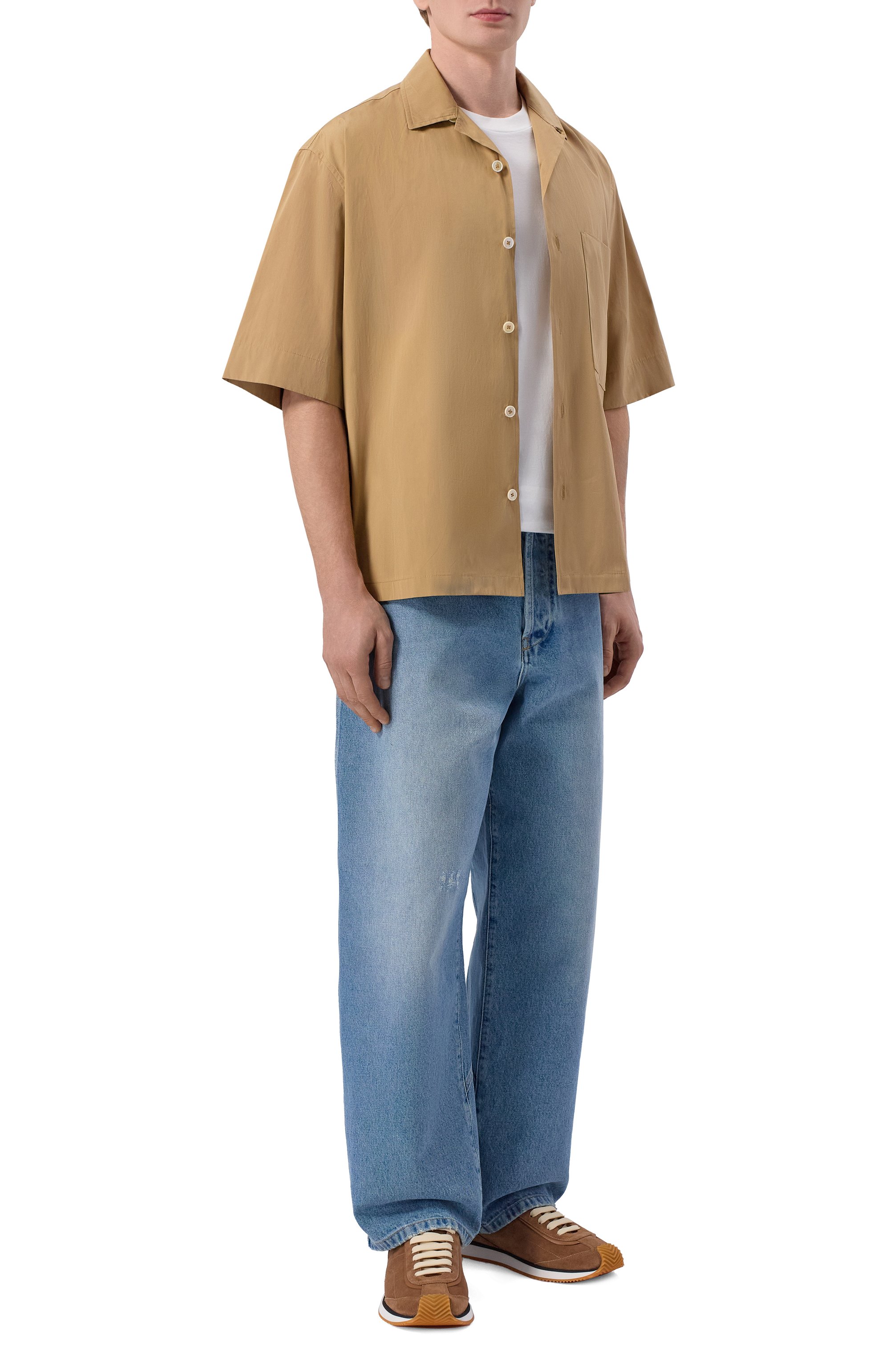 Хлопковая рубашка JIL SANDER, арт. J47DL0189/J45292, фото 2