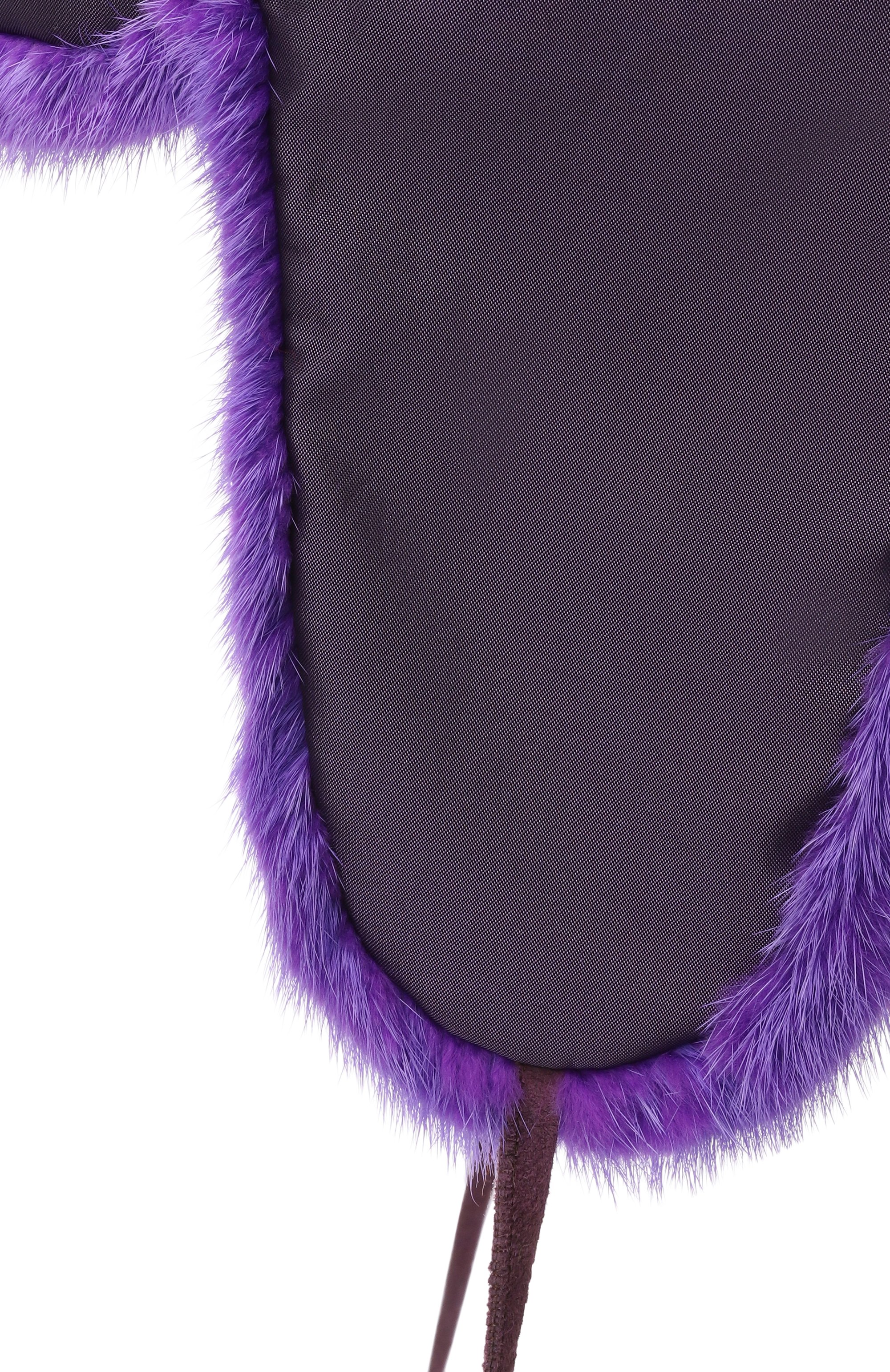 Шапка-ушанка с отделкой из норки FURLAND, арт. 0242510010065600056, фото 3