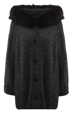 Шерстяной кардиган PRADA, арт. 125765-1MJ2-F0N11-162, фото 1