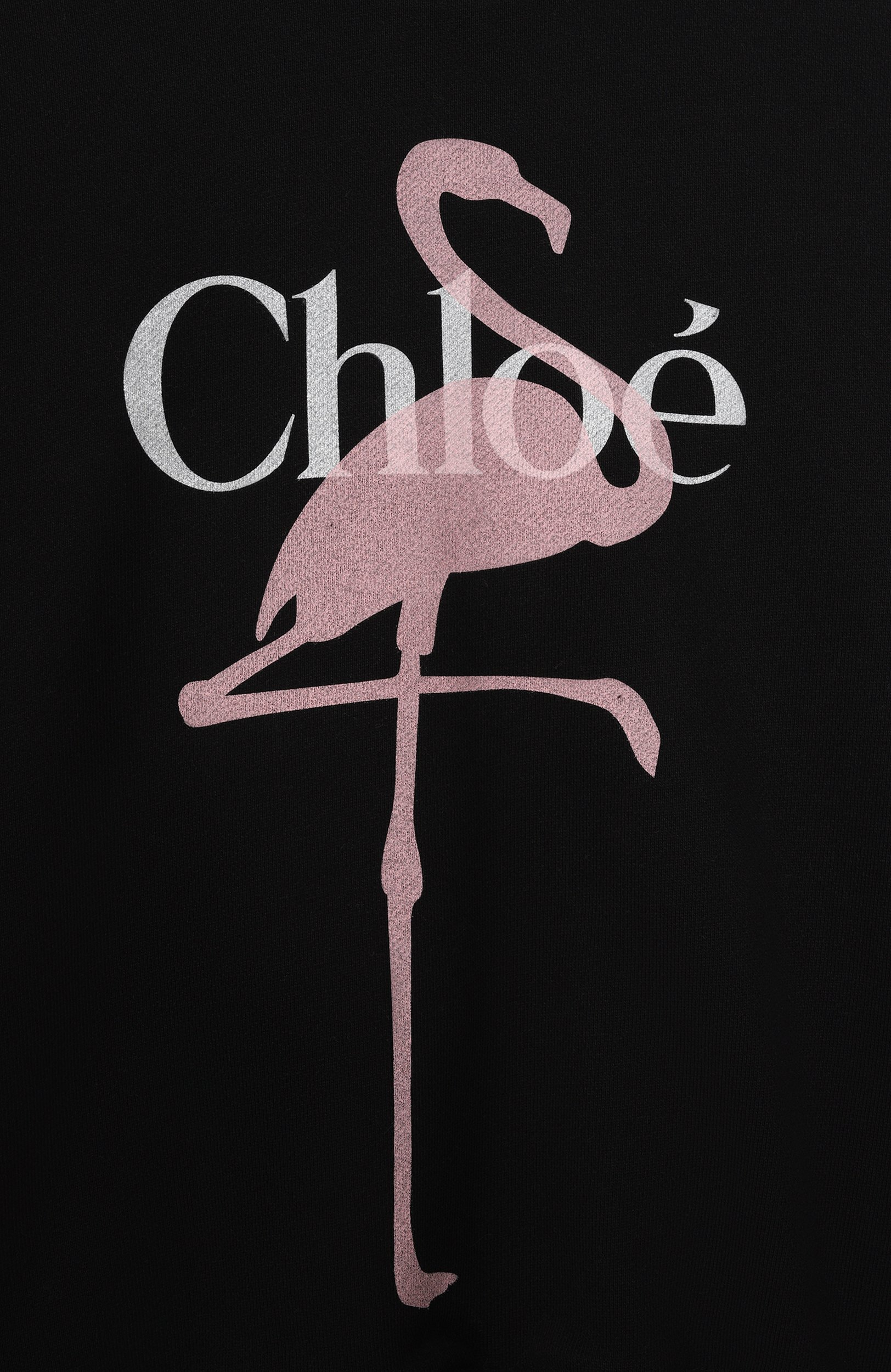 Хлопковый свитшот CHLOÉ черного цвета по цене 29950 руб., арт. C21286, фото 3 Хлопковый свитшот CHLOÉ, арт. C21286, фото 3