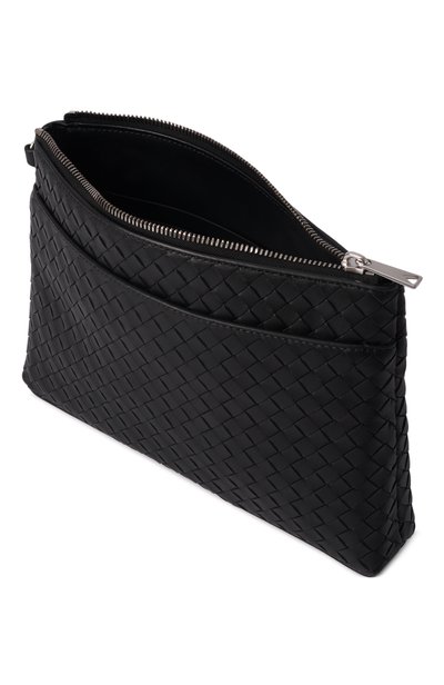 Кожаный футляр для документов BOTTEGA VENETA черного цвета по цене 257500 руб., арт. 876093/V0010, фото 3 Кожаный футляр для документов BOTTEGA VENETA, арт. 876093/V0010, фото 3