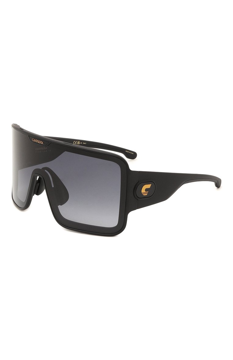 Женские солнцезащитные очки CARRERA черного цвета, арт. FLAGLAB 15 003 | Фото 1 (Нос: Не проставлено; Региональные ограничения белый список (Axapta Mercury): Не проставлено; Тип очков: С/з; Материал: Пластик; Оптика Гендер: оптика-женское; Очки форма: Маска)
