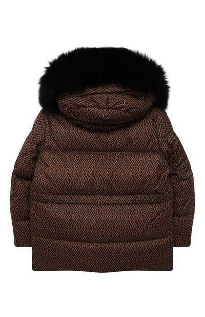 Пуховая куртка с мехом YVES SALOMON ENFANT, арт. 22WEM004XXM08W/4-6, фото 2