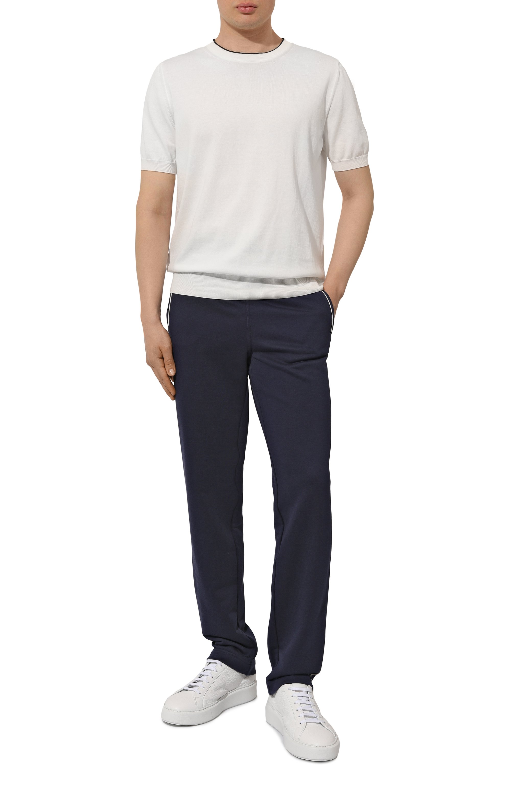 Брюки из хлопка и шелка STEFANO RICCI, арт. K919049P3D/T24107, фото 2