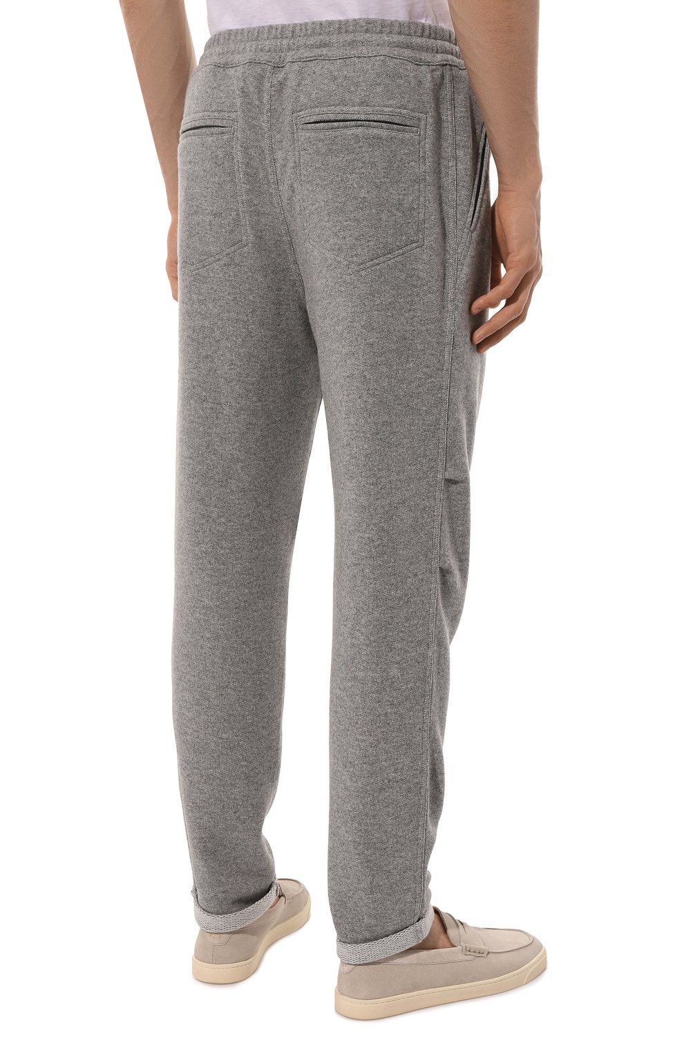 Кашемировые брюки BRUNELLO CUCINELLI, арт. MTU063353G, фото 4