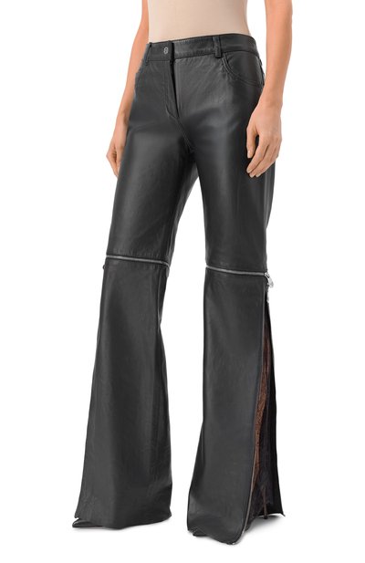 Кожаные брюки BLUMARINE, арт. 2L090A, фото 3