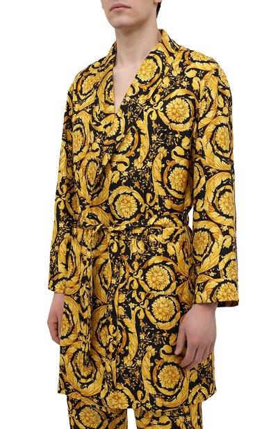 Шелковый халат VERSACE, арт. AUU05062/A232999, фото 3