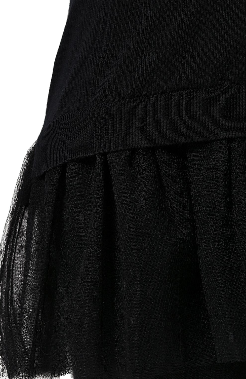 Пуловер из смеси кашемира и шелка с оборкой REDVALENTINO, арт. PR3KC04K/1W7, фото 5