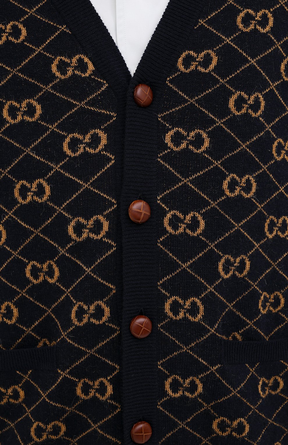 Шерстяной кардиган GUCCI, арт. 630396/XKBFB, фото 5