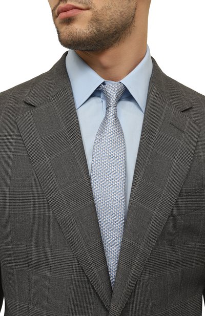 Шелковый галстук LUIGI BORRELLI, арт. CR484101, фото 2