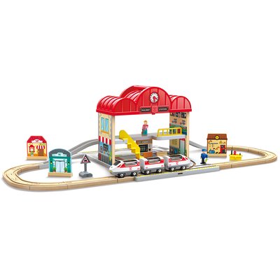 Игровой набор железнодорожная станция HAPE, арт. E3877_HP