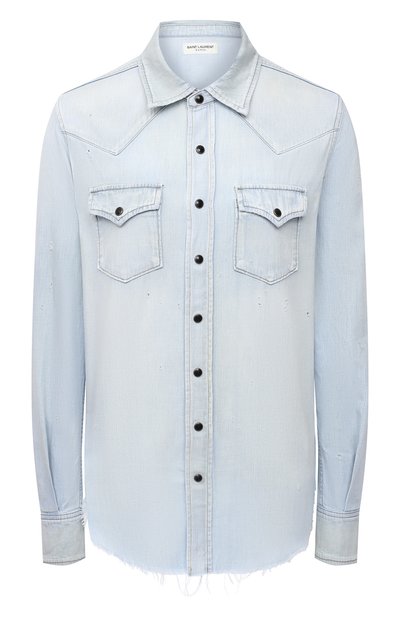 Женская джинсовая рубашка SAINT LAURENT, арт. 651160/Y24AB