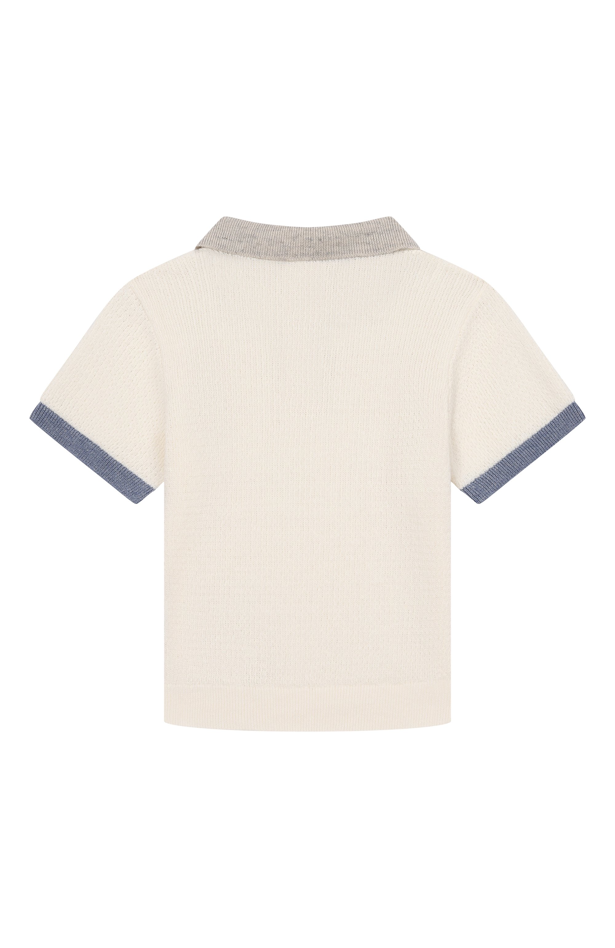 Поло изо льна и хлопка ELEVENTY кремового цвета по цене 25500 руб., арт. EY9P01/Z3182_001, фото 2 Поло изо льна и хлопка ELEVENTY, арт. EY9P01/Z3182_001, фото 2