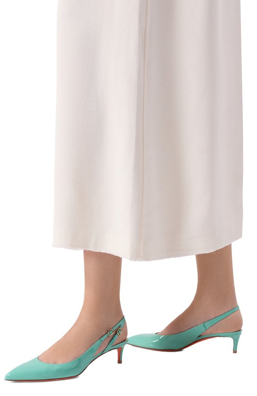 Лакированные туфли Santoni WDLG71407HA2NVHD Зелёный  WDLG71407HA2NVHD Фото 2