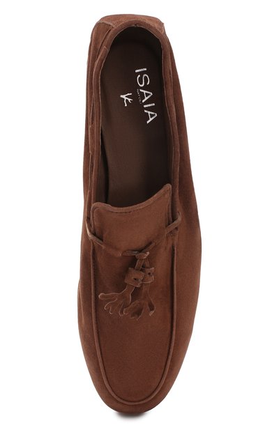 Замшевые лоферы ISAIA, арт. SHVB03/PLV01, фото 5