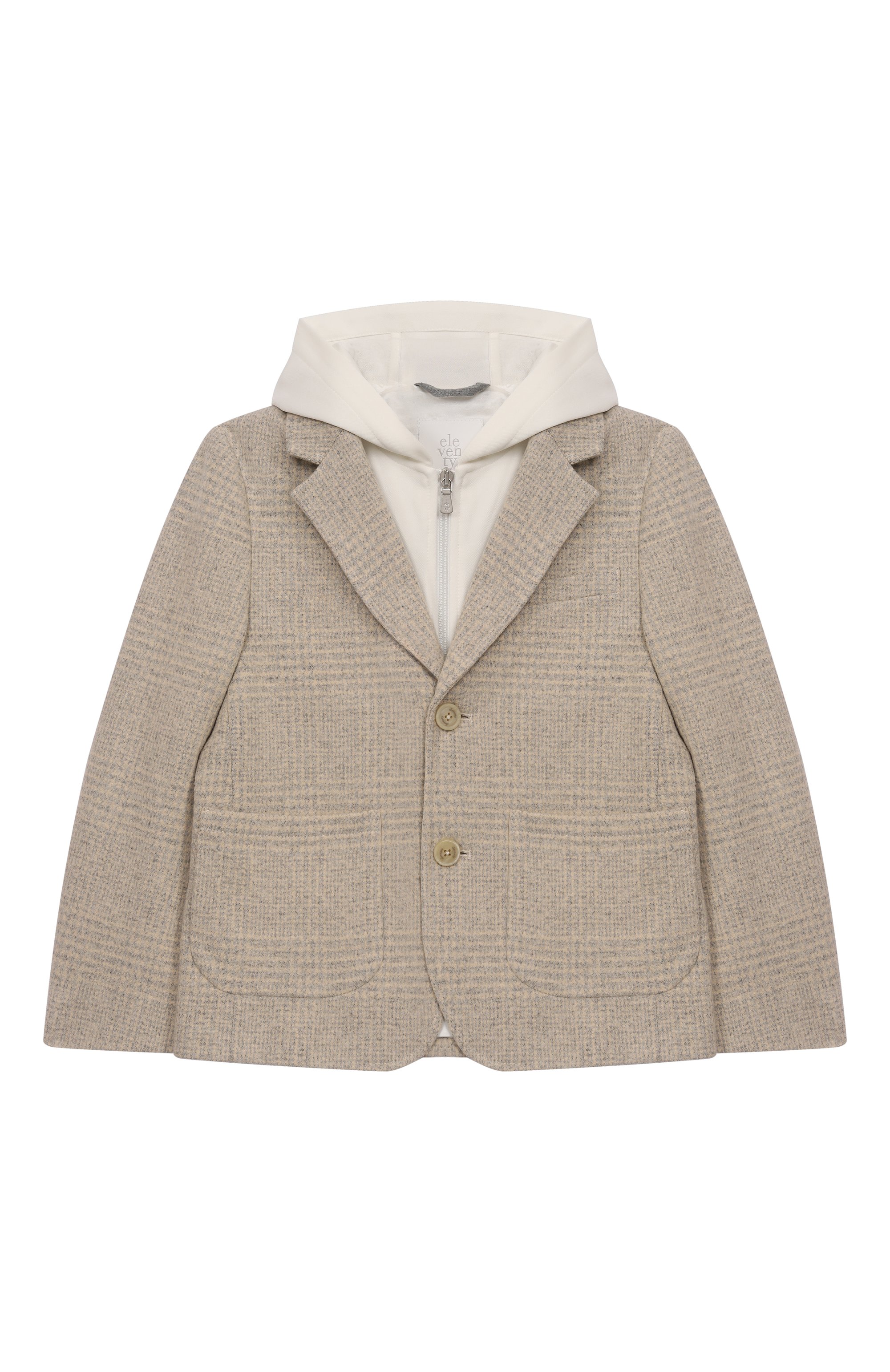 Хлопковый пиджак ELEVENTY, арт. EX2Q24/J0522/10-16, фото 1