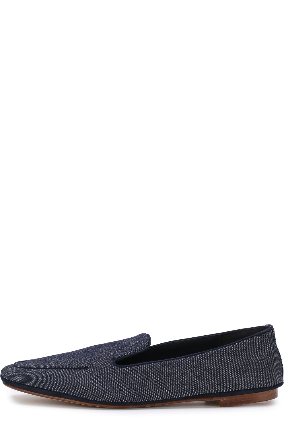 Лоферы venetian walk из денима LORO PIANA темно-синего цвета по цене 62250 руб., арт. FAI1547, фото 3 Лоферы venetian walk из денима LORO PIANA, арт. FAI1547, фото 3