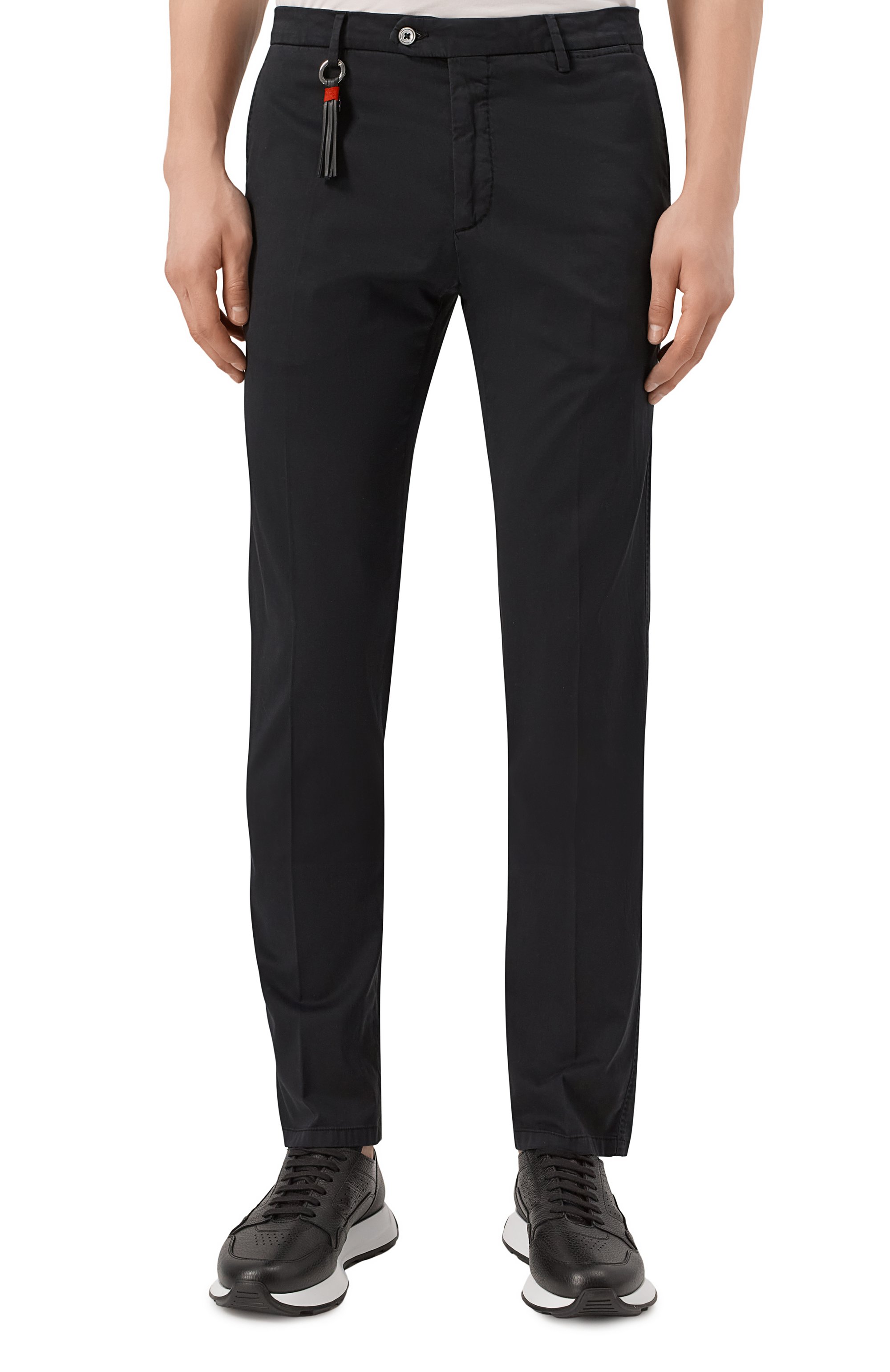 Брюки из хлопка и шелка MARCO PESCAROLO, арт. SLIM80/5100, фото 3