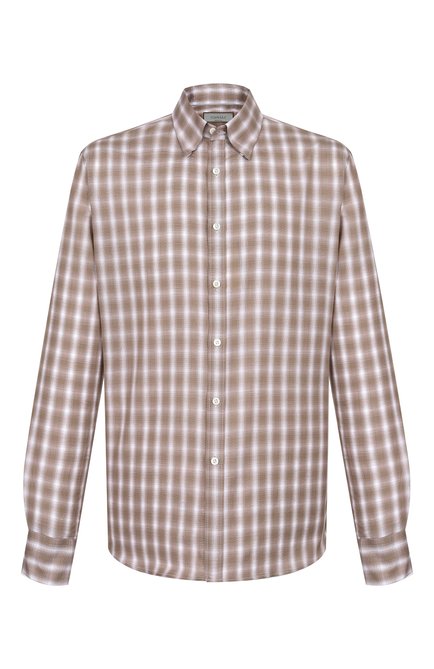 Мужская рубашка из хлопка и льна CANALI, арт. CSL7049/GL03754