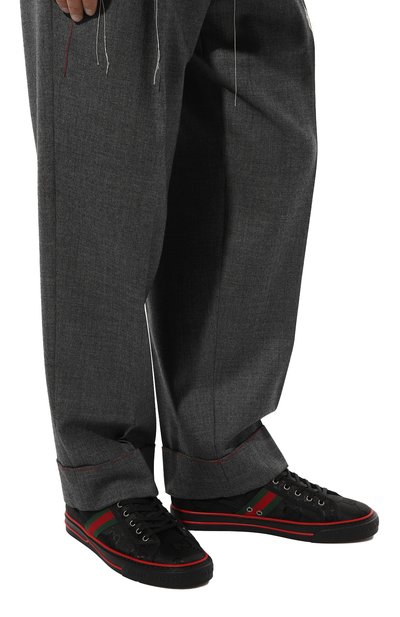 Текстильные кеды gucci tennis 1977 GUCCI, арт. 628717 H9H80, фото 3