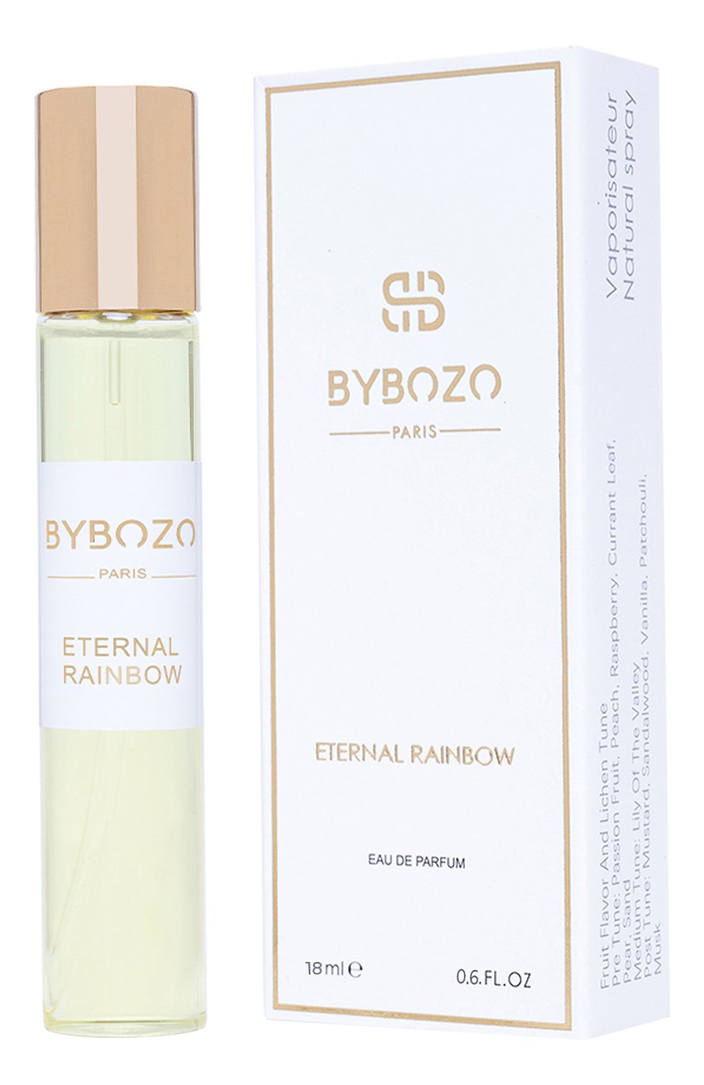 Парфюмерная вода eternal rainbow (18ml) BYBOZO бесцветного цвета по цене 4840 руб., арт. 3612940000513, фото 2 Парфюмерная вода eternal rainbow (18ml) BYBOZO, арт. 3612940000513, фото 2