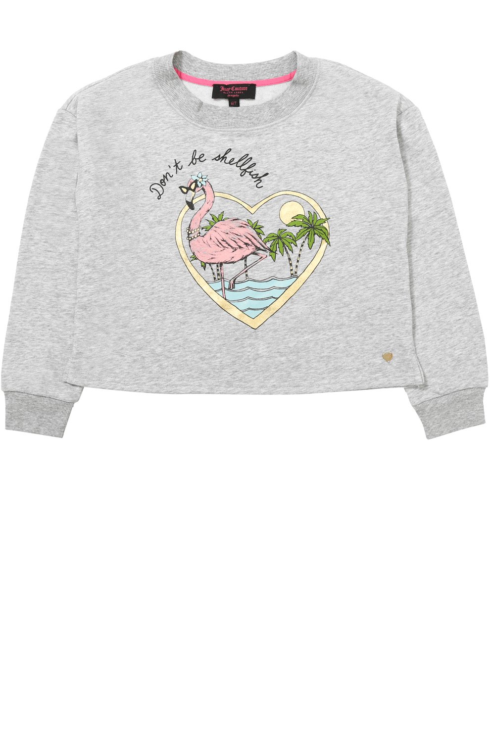 Укороченный свитшот с принтом JUICY COUTURE, арт. GTKT77229, фото 1