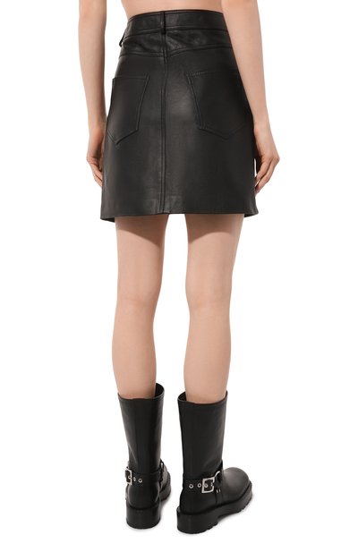 Кожаная юбка SIMONETTA RAVIZZA, арт. S04SK47L1/+9/TS, фото 4