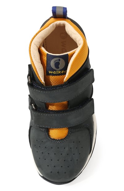 Высокие кроссовки из кожи WALKEY, арт. Y1B9-42153-0168/25-29, фото 4