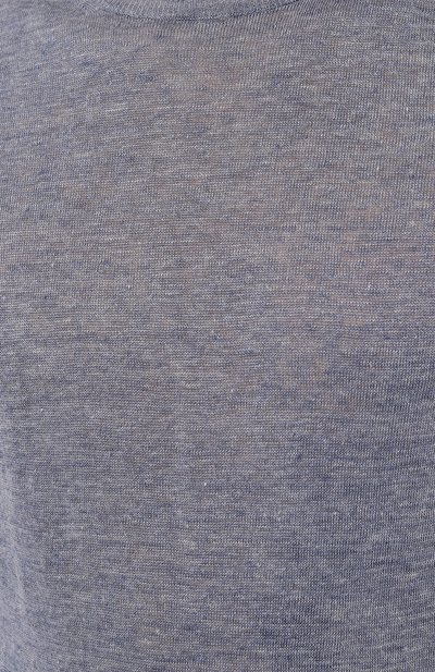 Льняной джемпер GRAN SASSO голубого цвета по цене 19950 руб., арт. 57177/24801, фото 5 Льняной джемпер GRAN SASSO, арт. 57177/24801, фото 5