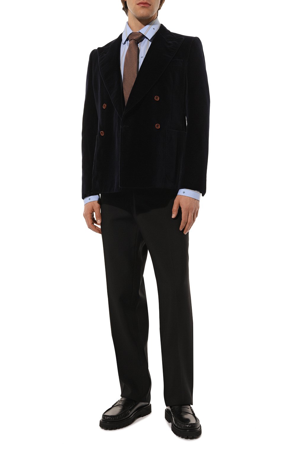 Хлопковая сорочка GUCCI, арт. 625883 ZAEDH, фото 2