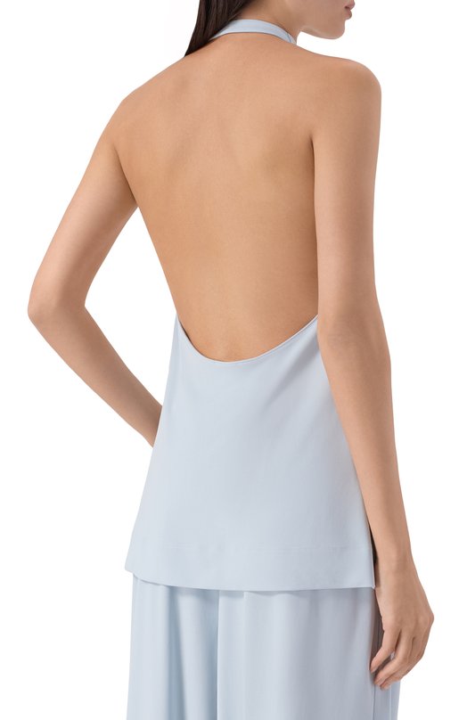 Топ из вискозы 12 STOREEZ 136143 Голубой  136143 Фото 4