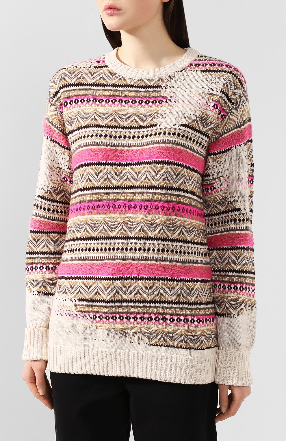 Свитер из смеси хлопка и шерсти GOLDEN GOOSE DELUXE BRAND, арт. G36WP0K1.A2, фото 3