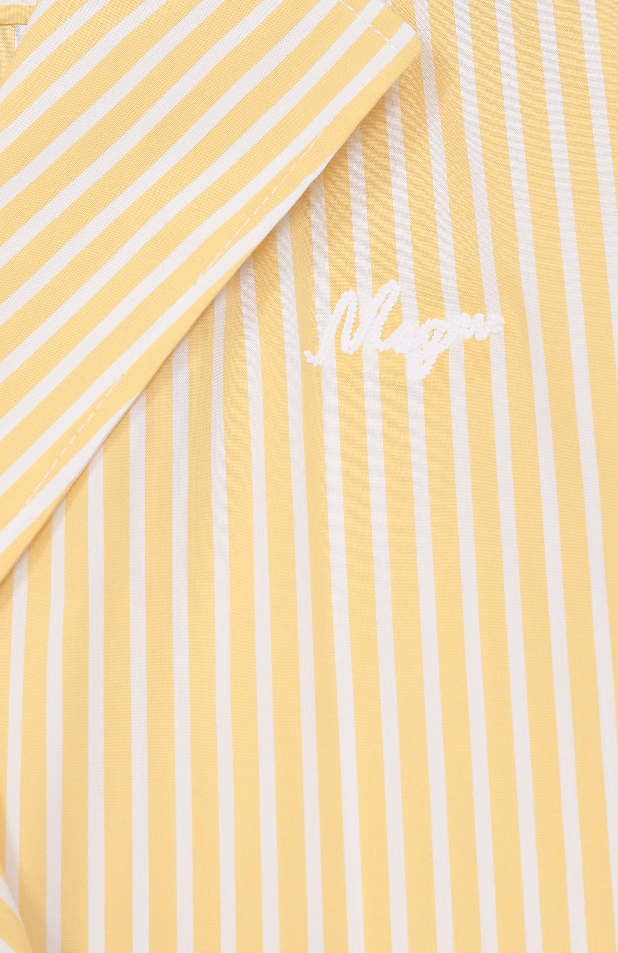 Хлопковое платье-рубашка MSGM KIDS, арт. S5MSJGDR130, фото 3