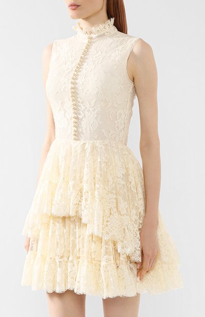 Кружевное платье ALEXANDER MCQUEEN, арт. 558786/QME38, фото 3