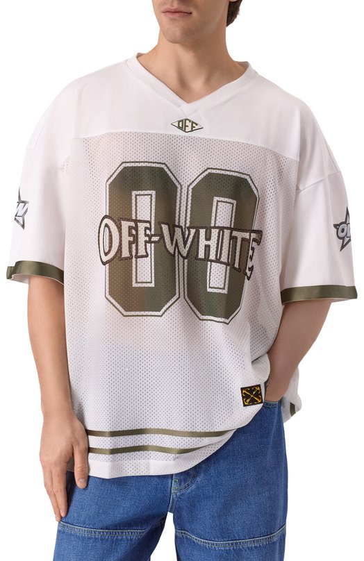 Футболка Off-White 0MAD003S25JER002 Белый  0MAD003S25JER002 Фото 3