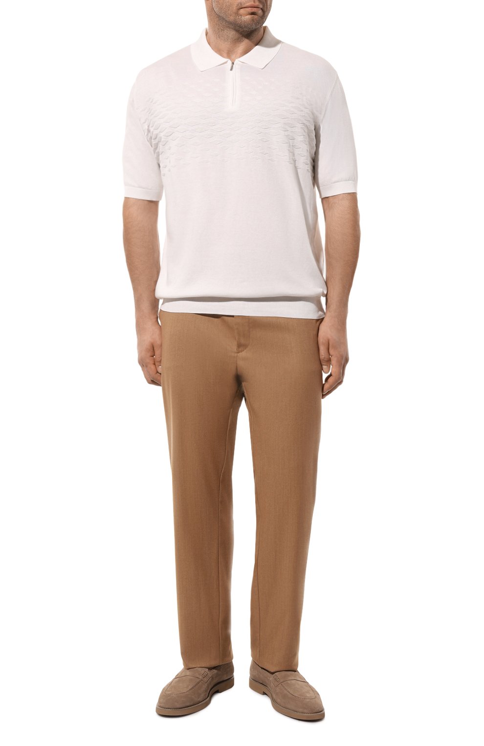 Поло из шелка и хлопка ZILLI, арт. KZP002M0145VVC000_1, фото 2