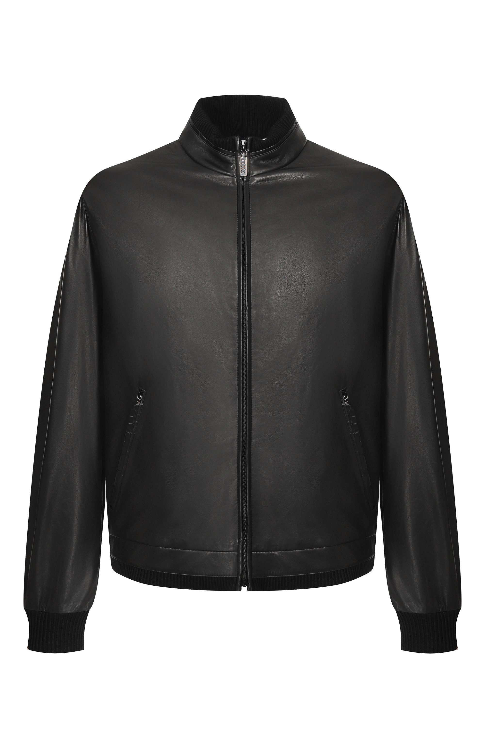 Бомбер с отделкой из кожи аллигатора ZILLI черного цвета по цене 1200000 руб., арт. AR0NH3M1972VPIP00, фото 1 Бомбер с отделкой из кожи аллигатора ZILLI, арт. AR0NH3M1972VPIP00, фото 1