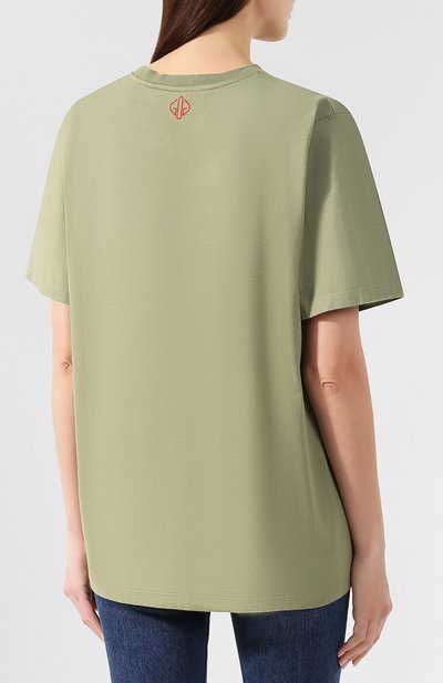 Хлопковая футболка GOLDEN GOOSE DELUXE BRAND, арт. G34WP126.E5, фото 4