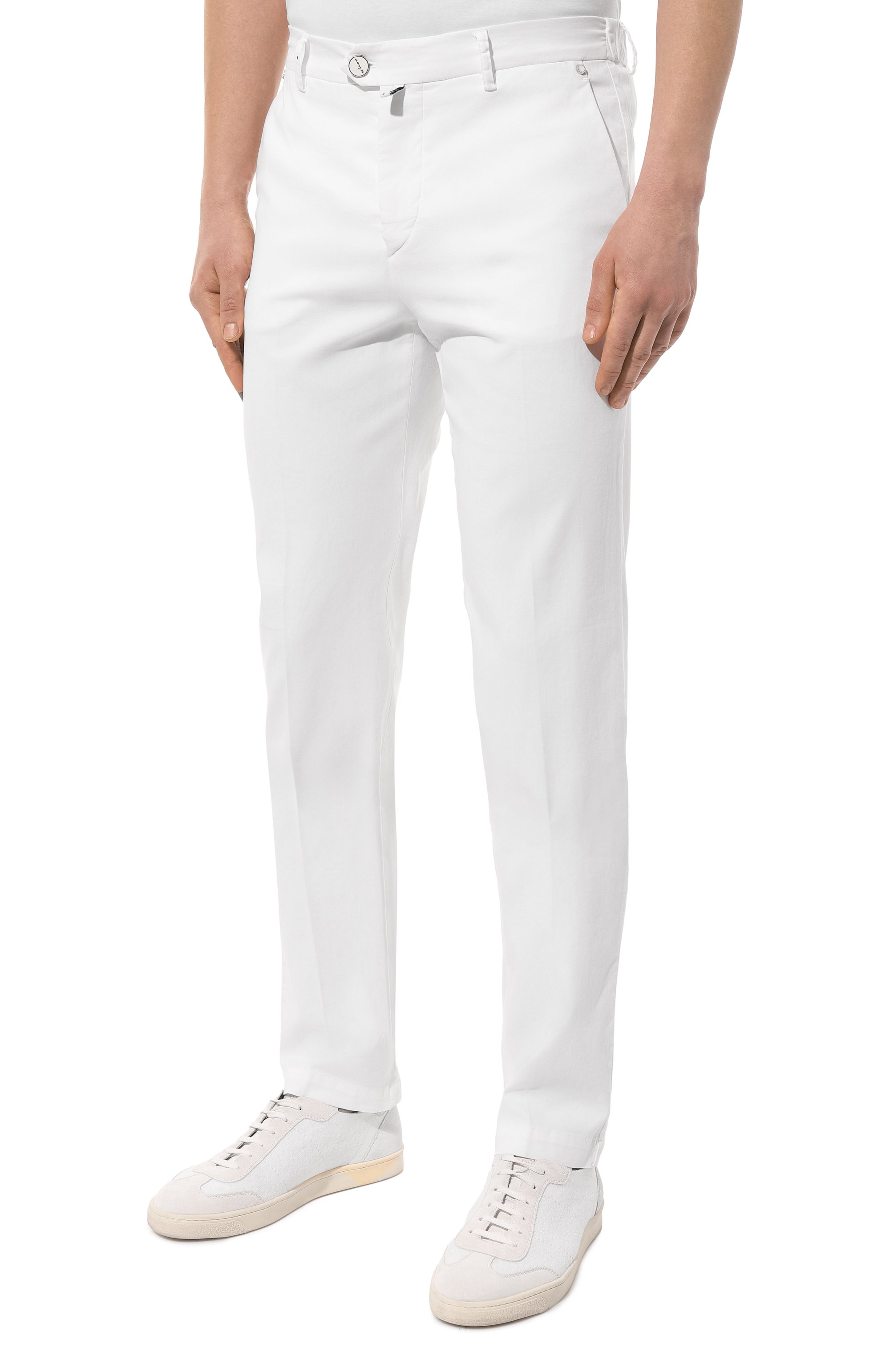 Брюки из хлопка и шелка KITON, арт. UFPPEK0606D, фото 3