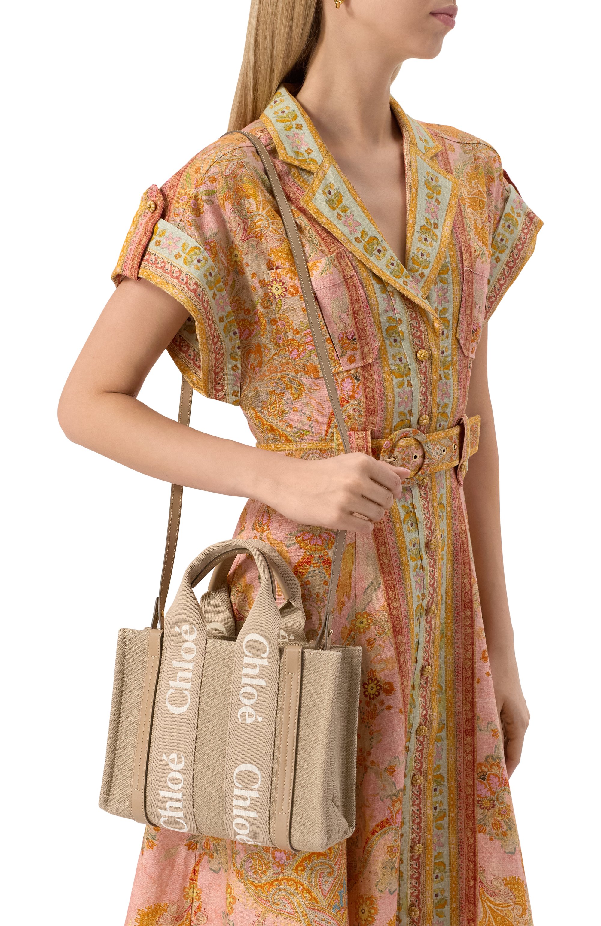 Сумка woody small CHLOÉ, арт. CHC23AS397L17, фото 2