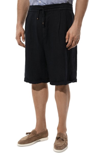 Льняные шорты BRUNELLO CUCINELLI, арт. M243DU0020, фото 3