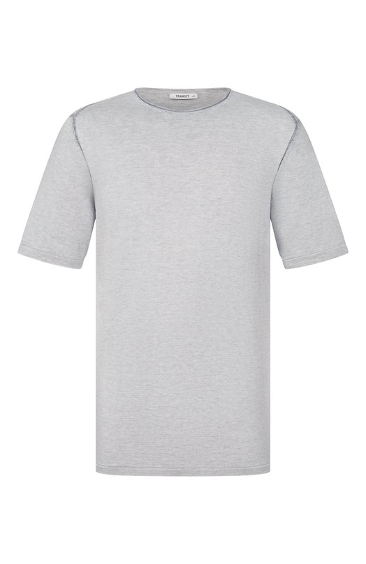 Джемпер из хлопка и вискозы Transit CFUTRC12470 Серый CFUTRC12470