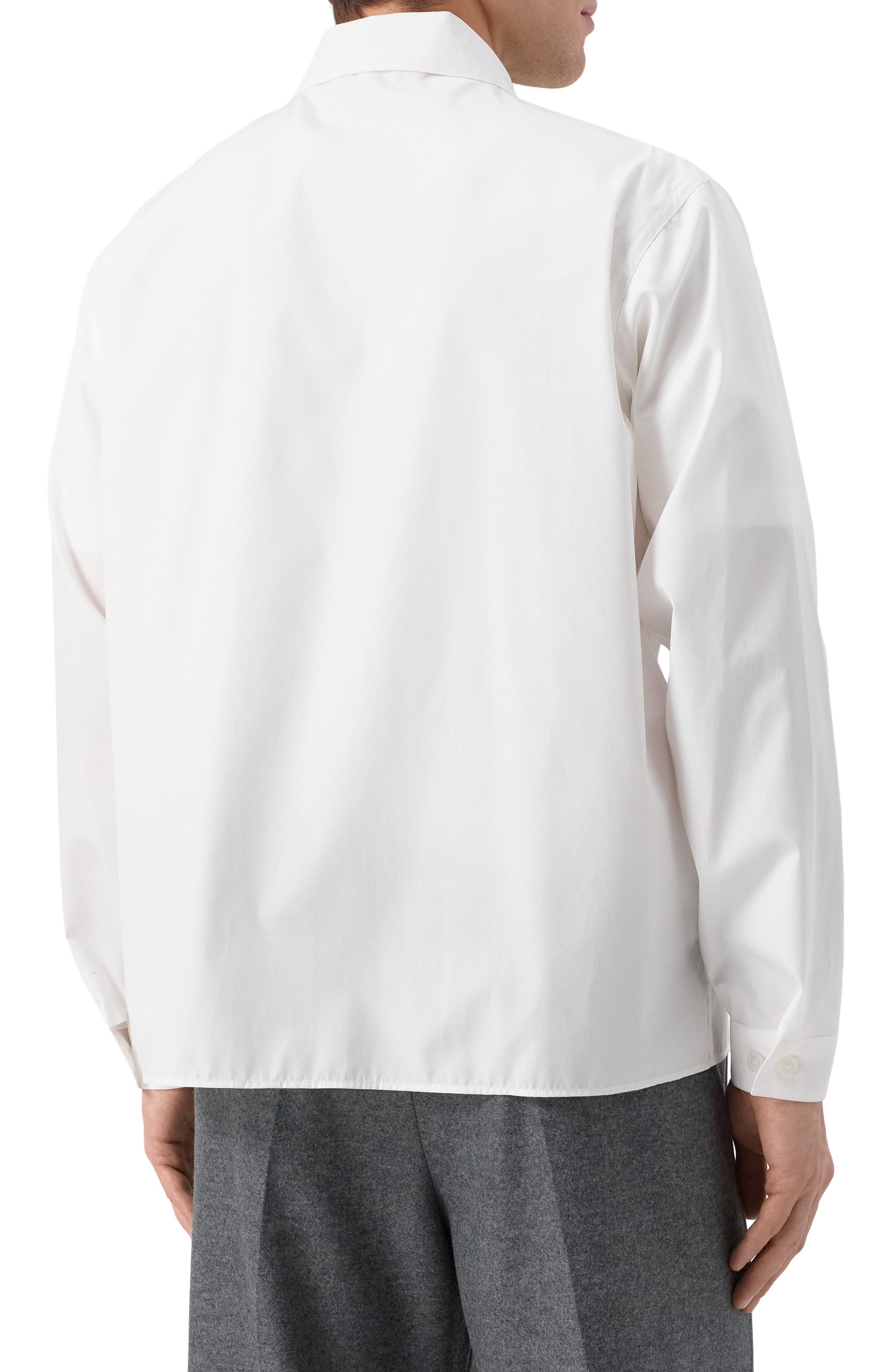 Хлопковая куртка-рубашка MARNI, арт. CUMU0297P0/USCT88, фото 4