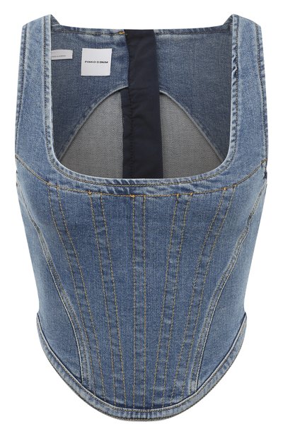 Джинсовый топ-корсет PINKO, арт. 100565-A0FS, фото 1