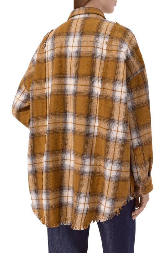 Хлопковая рубашка Addicted AD1313 Бежевый  AD1313 Фото 4