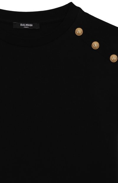 Хлопковая футболка BALMAIN, арт. BX8A31, фото 3