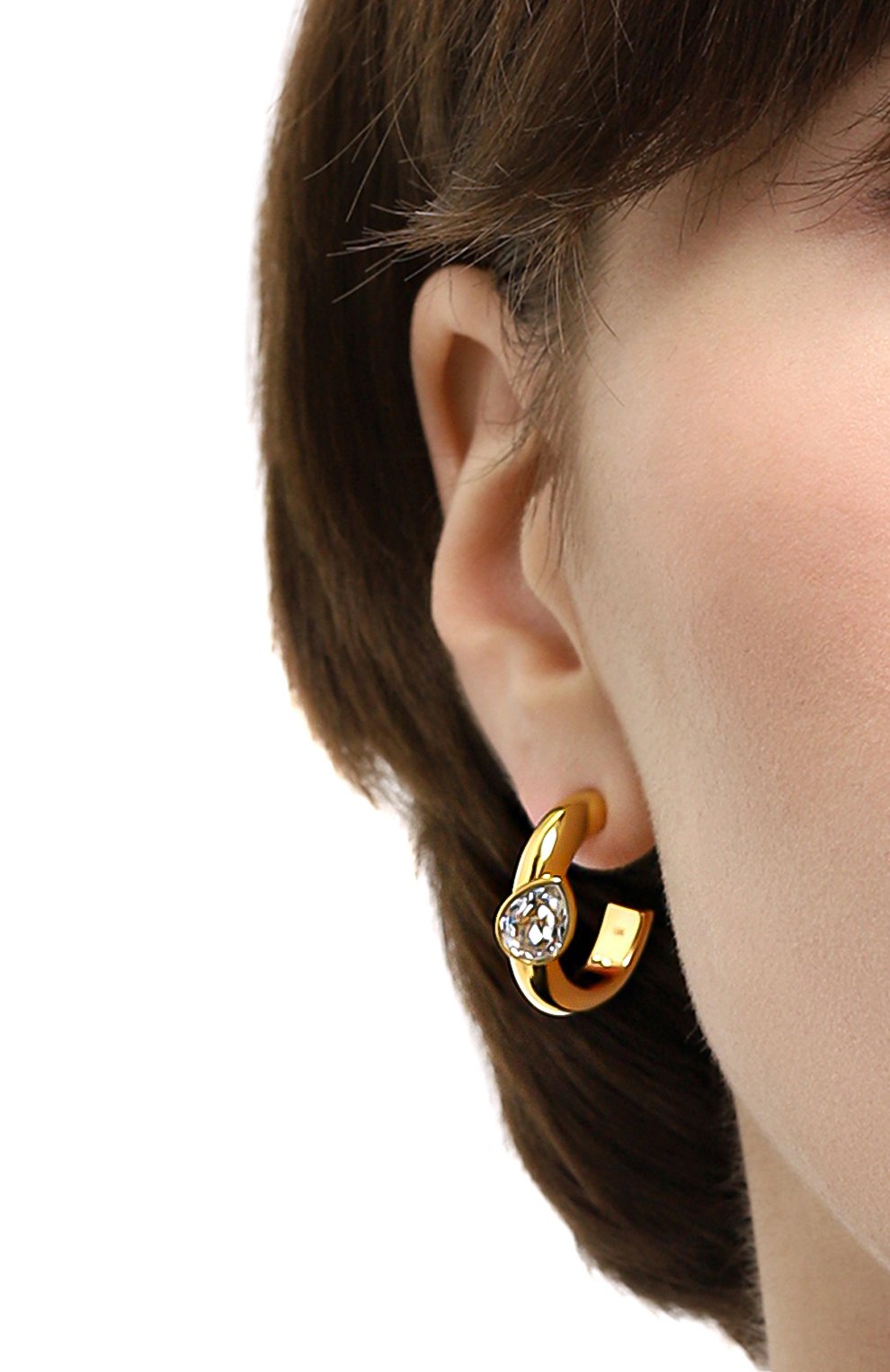 Серьги dextera SWAROVSKI золотого цвета по цене 24000 руб., арт. 5663262, фото 2 Серьги dextera SWAROVSKI, арт. 5663262, фото 2