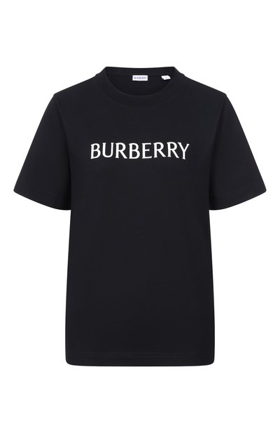 Женская хлопковая футболка BURBERRY, арт. 8118977