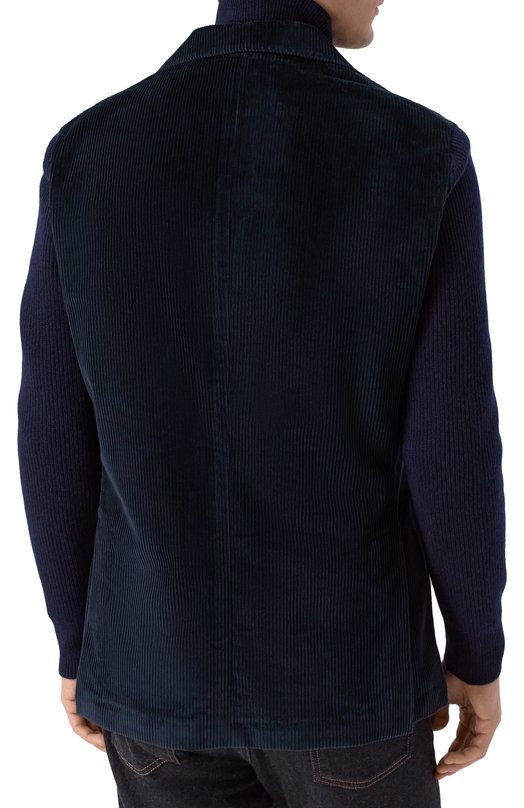 Вельветовый пиджак Gran Sasso 23121/52221 Синий  23121/52221 Фото 4