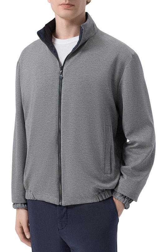 Двусторонний бомбер Kiton UW2306V0820H Синий  UW2306V0820H Фото 6
